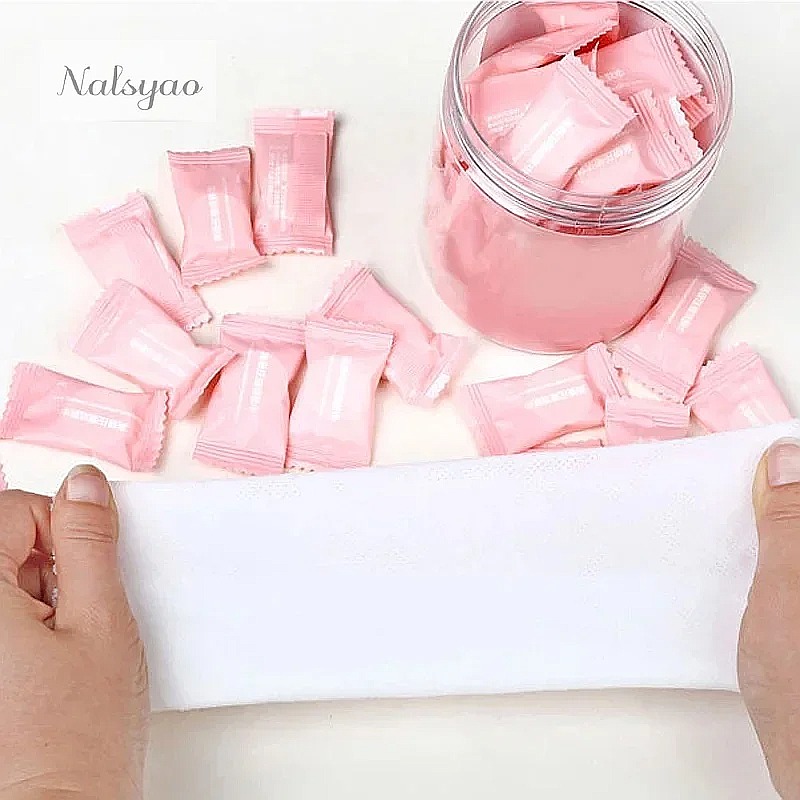 Home Textiles Face Towel - 50pcs Compressed Towel Travel Disposable Cotton