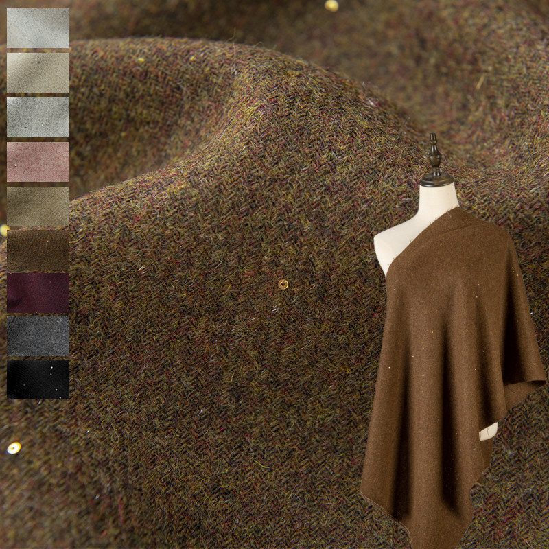 Starry Sky Sequins Wool Blend  - Wool Blanket Herringbone review and price