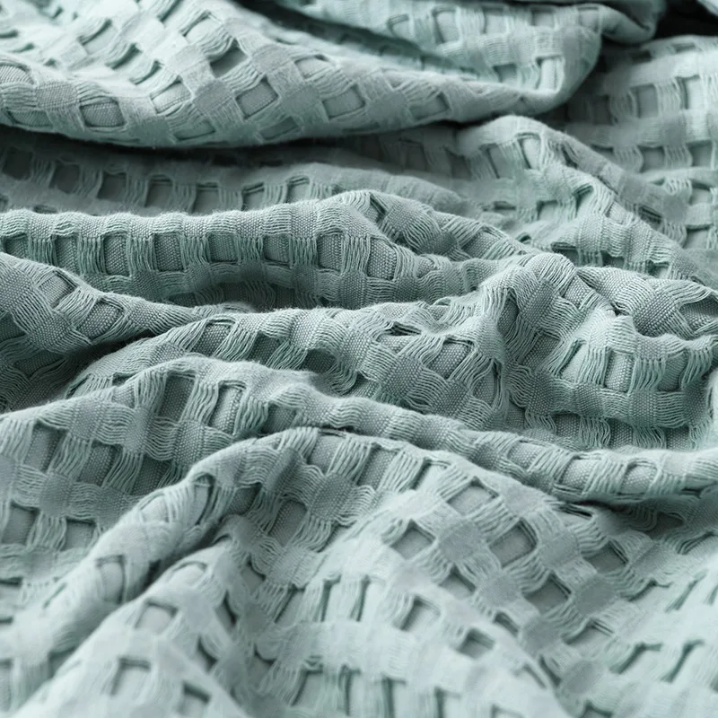 Premium Pure Cotton Waffle Wea - Wool Blanket Herringbone review and price