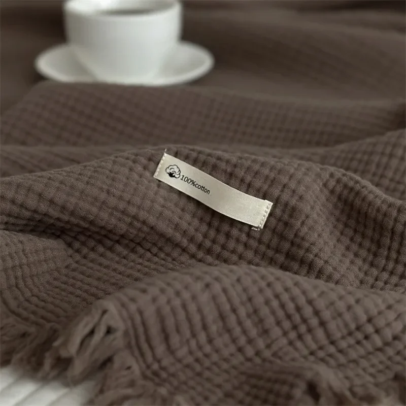 1pc Blanket 100% Cotton Sofa T - Wool Blanket Herringbone review and price