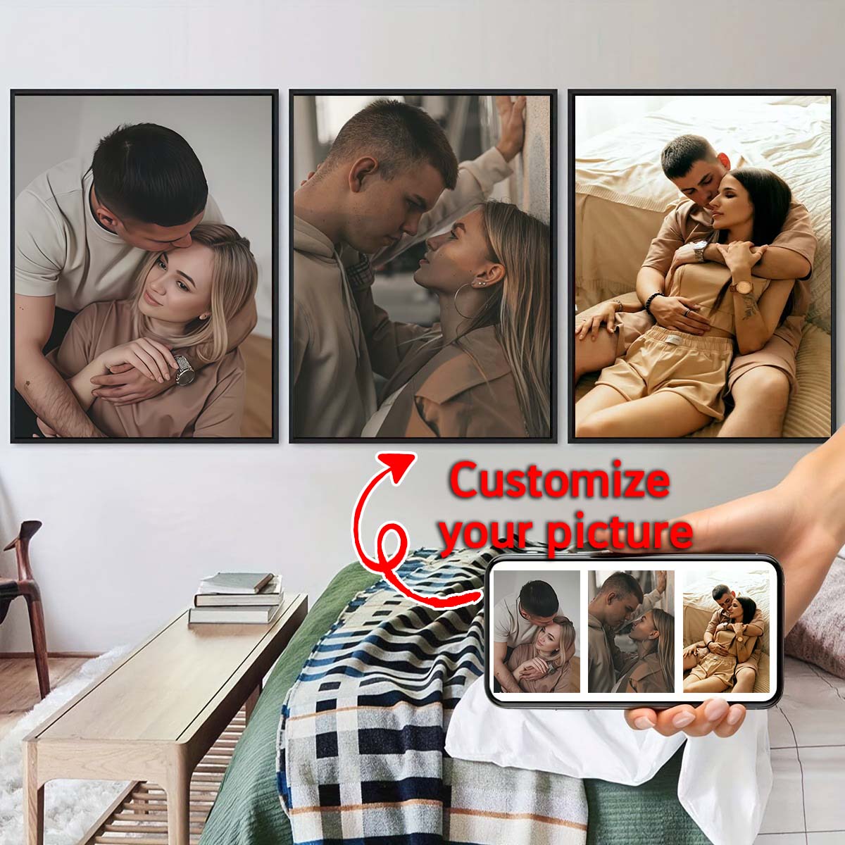 Triptych - 2D Custom Photo Woo - Home Textiles Fabric review and price