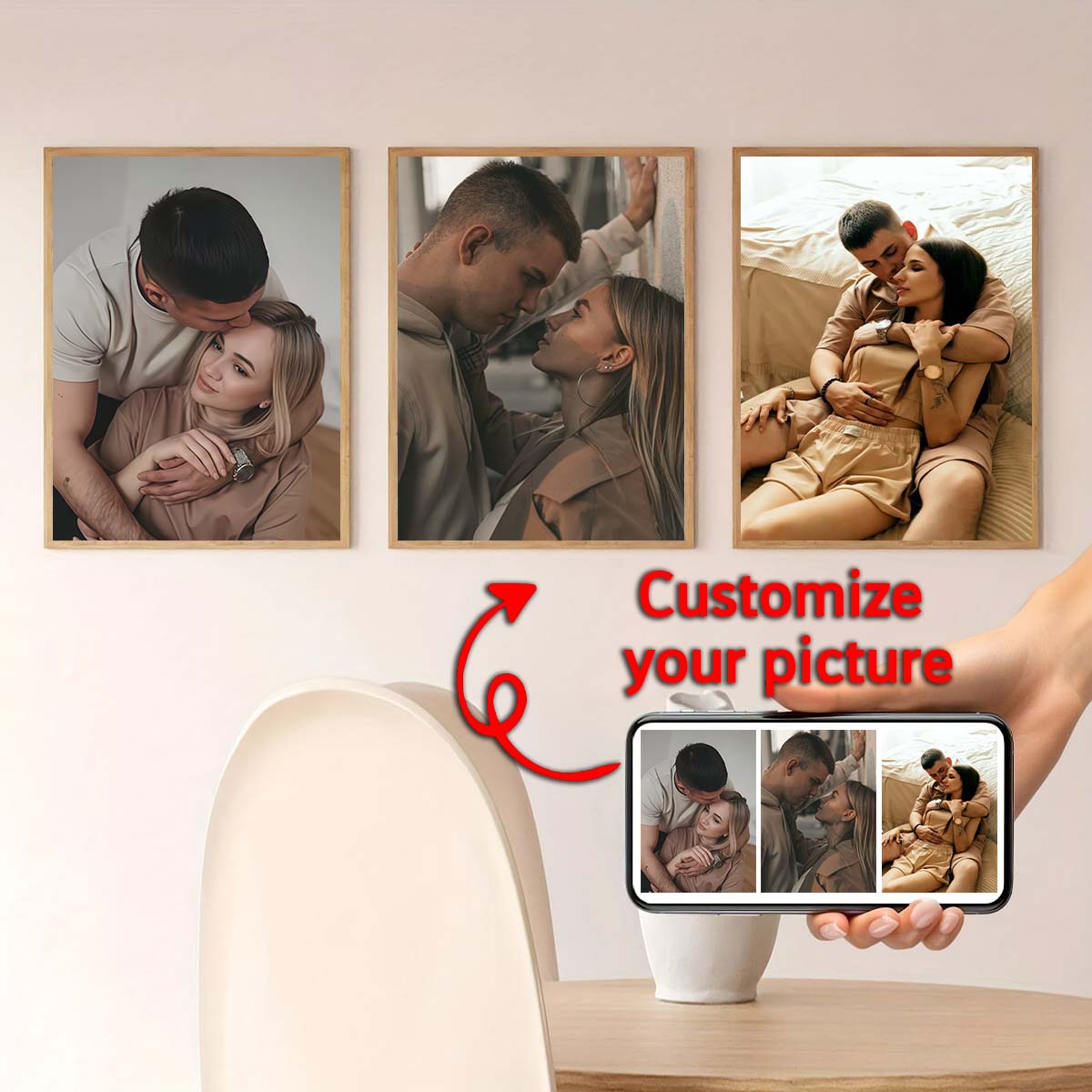 Triptych - 2D Custom Photo Woo - Home Textiles Fabric review and price