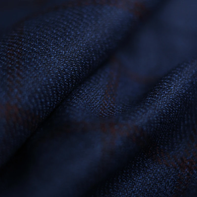 Redraspberry Blue Plaid Worste - Wool Blanket Herringbone review and price