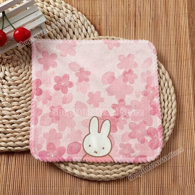 Cute Miffys Printed Square Tow - Home Textiles Face Towel review and price