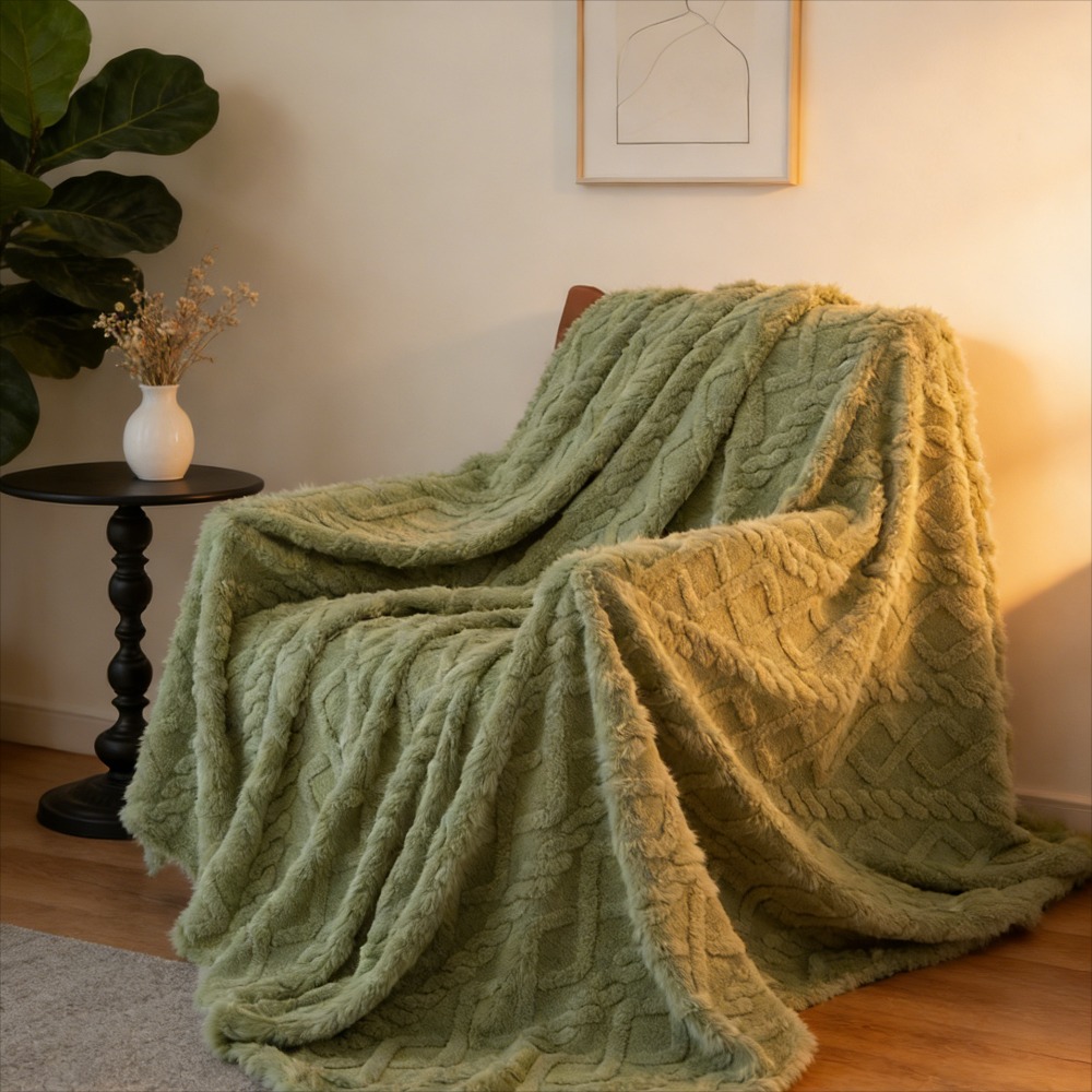 New Jacquard Rhombus Blanket S - Wool Blanket Herringbone review and price