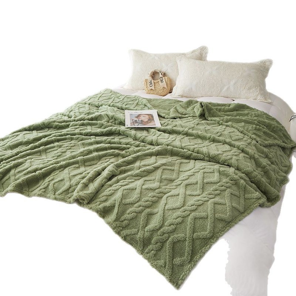 New Jacquard Rhombus Blanket S - Wool Blanket Herringbone review and price