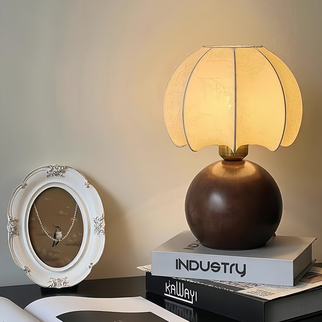 Vintage floral table lamp, med - Home Textiles Fabric review and price