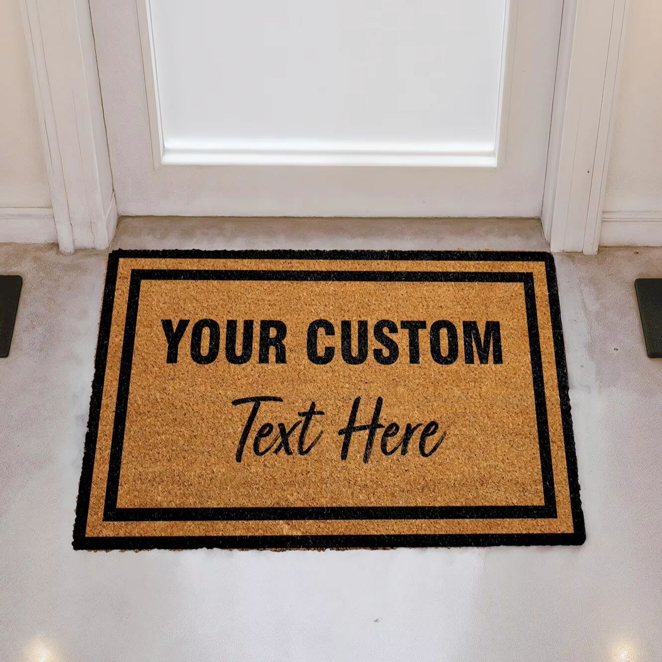 Custom Text Logo Doormat Perso - Home Textiles Company review and price
