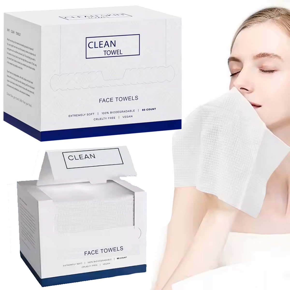 50Pcs/Box Disposable Face Towe - Home Textiles Face Towel review and price