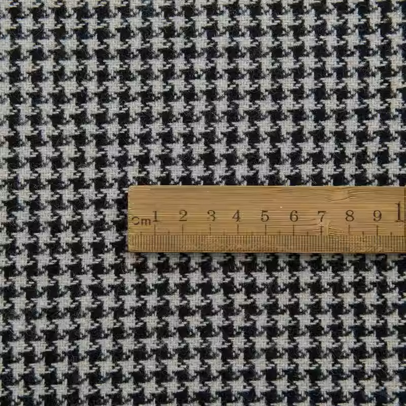 Light Coffee Small Houndstooth - Wool Blanket Herringbone review and price